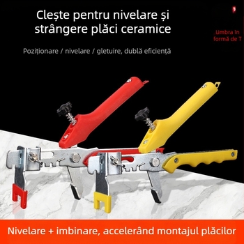 Clește de nivelare a plăcilor pentru Insert Leveler – economisește timp și efort, material: fier galvanizat/ oțel inoxidabil 304, greutate 0,33 kg