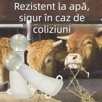 Protector din silicon pentru coarnele vacilor – Acoperire pentru coarne, echipament de reproducere, pentru creșterea animalelor