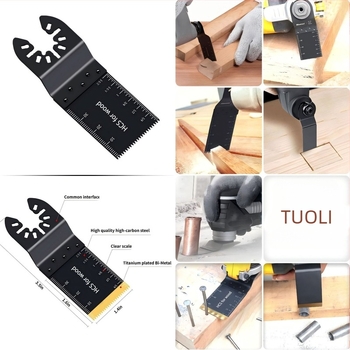 Set universal lame de ferăstrău – oțel cu carbon înalt, accesorii pentru unelte multifunctionale