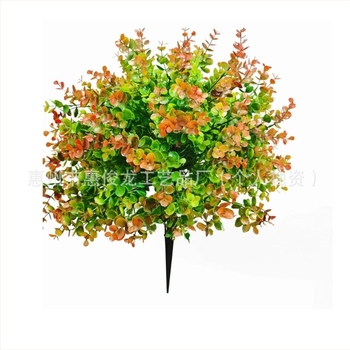 Hui junlong seria 11 floare din plastic eucalyptus copac decor pentru plantare la sol, mecanism, tip 22