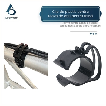 Clip pentru cabluri pentru iluminat de scenă și sistem audio pe cadre din truss (clemă din plastic)