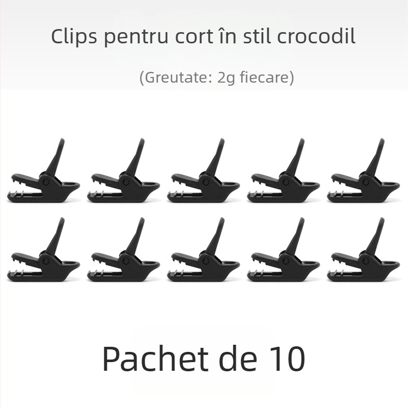 Clip pentru cort de camping cu clemă crocodil, tip apăsat anti-alunecare, anti vânt, cârlige de tractiune