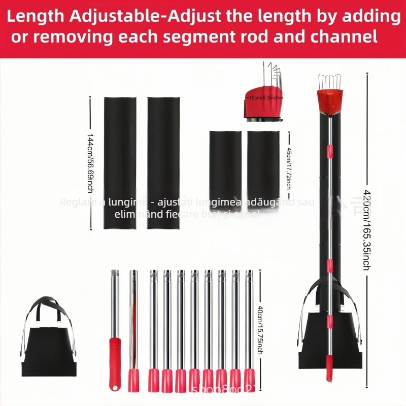 Dispozitiv telescopic pentru recoltarea fructelor – rucsac all-in-one pentru recoltări la înălțimi mari