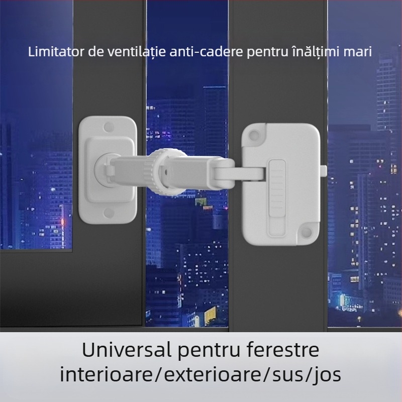 FT1 Închizător ABS pentru ușă și fereastră — Xinyou, model FT1, ABS material, potrivit pentru blocarea ferestrelor, ușilor și ușilor glisante, design modern minimalist