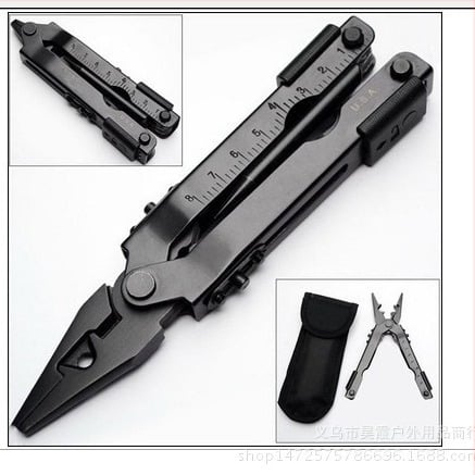 Haoxia clește telescopic multifuncțional pentru mașină și exterior — lungime lamă 6