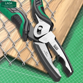 Old A Clește industrial pentru cabluri cu economie de efort, clește diagonal multipunct electric, tăiere 3.0 mm, lungime fălcii 60 mm, greutate 0.4 kg