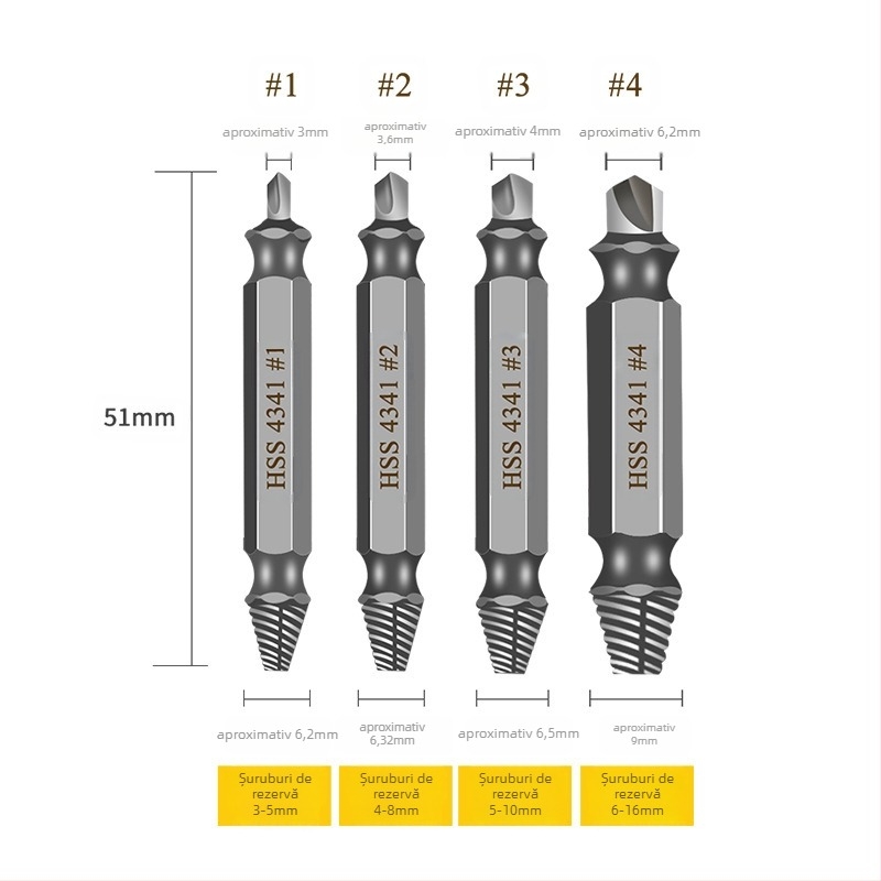 Unealtă de extragere a firelor rupte – extractor de sârmă multifuncțional (Lungime: 110; Utilizare: Fire rupte; Material: Oțel; Greutate: 1)
