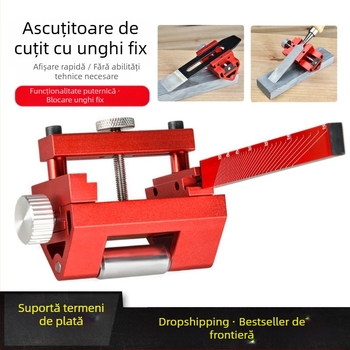 Stativ pentru ascuțit cuțite — multifuncțional, unghi fix de ascuțire, aparat rapid de ascuțit pentru lustruirea metalelor