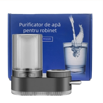 Filtru de apă pentru robinet, bucătărie, element ceramic filtrant, lavabil (Nivel de filtrare 1; Ieșire dublă; Element filtrant înlocuibil)