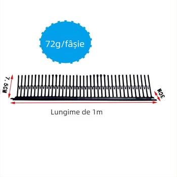 Șipuri din plastic PP pentru streșină – respinge păsările și liliecii, model MZK198, marca US-China Kai, etichetare privată disponibilă