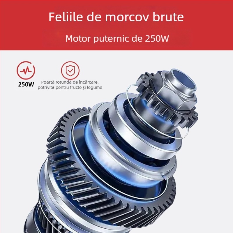 Tăietor electric multifuncțional pentru legume - oțel inoxidabil, feliator și răzuitor automat, tăiere și răzuire în bucătărie