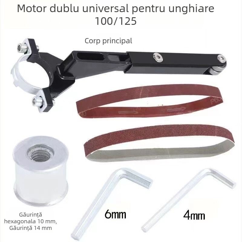 Markta adaptor pentru șlefuitor cu bandă pentru polizorul unghiular tip 100/125 – tâmplărie