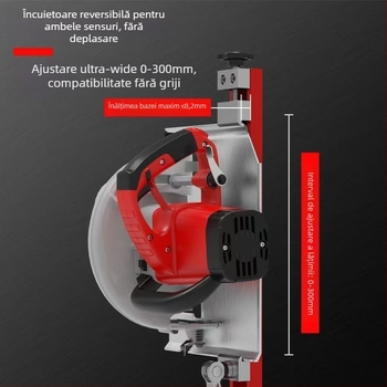 Bază reglabilă pentru mașina de tăiat – instrument de poziționare cu distanță reglabilă de la margine și placă de bază pentru găurit la tăierea panourilor din lemn
