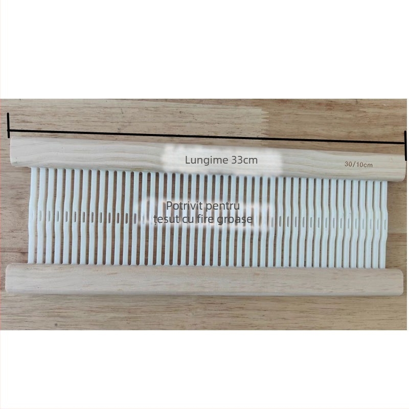 Loom de țesut din lemn DIY – multifuncțional, manual, educațional pentru adolescenți 7–14 ani