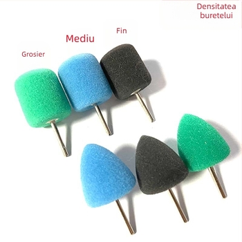 Set capete burete pentru lustruirea jantelor auto, marcă Car polish, material: burete, duritate: 5
