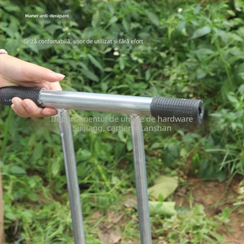 Transplantator de răsaduri — Unealtă din oțel pentru transplantarea răsadurilor și săparea gropilor