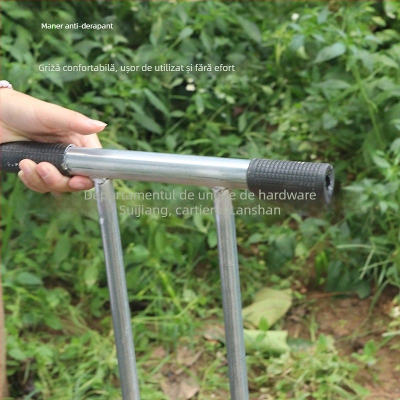 Transplantator de răsaduri — Unealtă din oțel pentru transplantarea răsadurilor și săparea gropilor