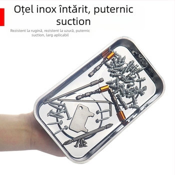 Tavă magnetică pentru șuruburi, oțel inoxidabil, 1 set, utilizare casnică