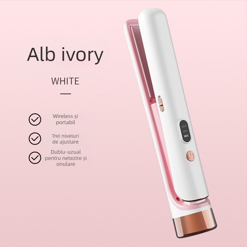 Ondulator și placă de îndreptare pentru păr, USB reîncărcabil, dual-use, 220V, 25W, 300 g, Modelul 001