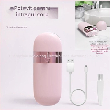 Aparat de ras electric cu două capete, umed și uscat, pentru întreg corpul – model S103, USB/alimentare electrică