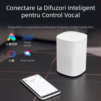 TYZHSOUL întrerupător circuit Tuya Smart Life WiFi – montare pe șină DIN, 76–270V, 63A, control de la distanță și monitorizare a puterii