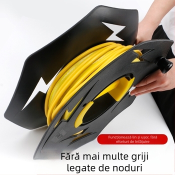 Rulou portabil pentru cabluri — tambur gol cu funcție de înfășurare, izolație până la 1000V, format britanic/metric