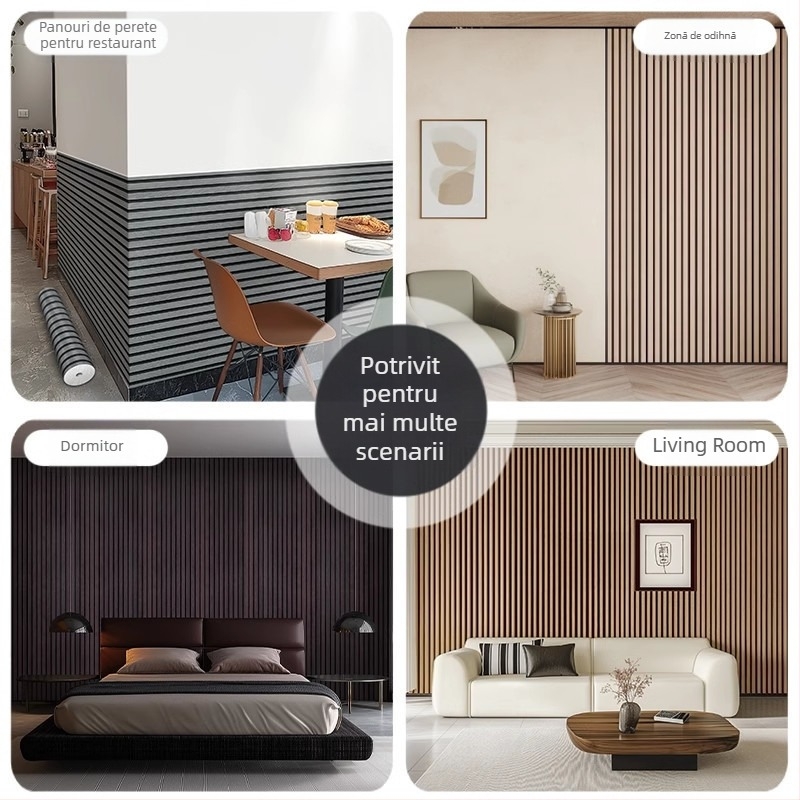 Panouri decorative autoadezive, impermeabile pentru sufragerie – panouri de perete ce imită aluminiu-plastik