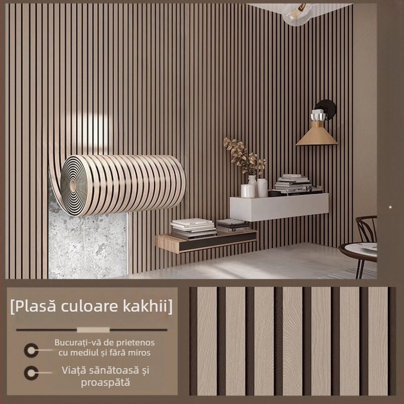 Panouri decorative autoadezive, impermeabile pentru sufragerie – panouri de perete ce imită aluminiu-plastik