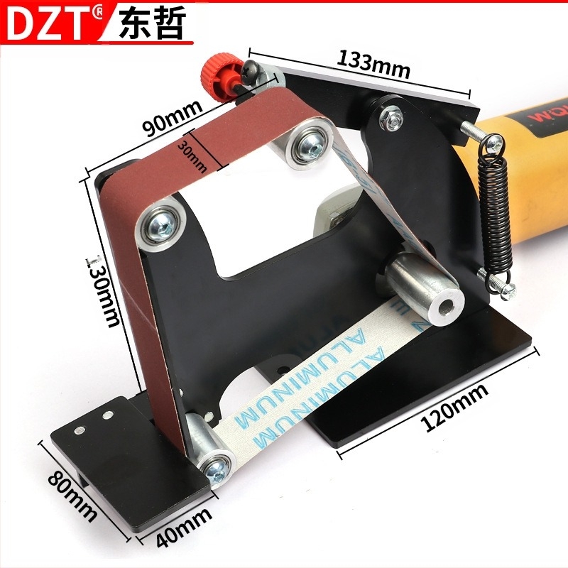 DZT Modelul 100 Mini șlefuitor unghiular electric cu suport de montaj și cap de șlefuire pentru lemn – Uz Casnic, 220V