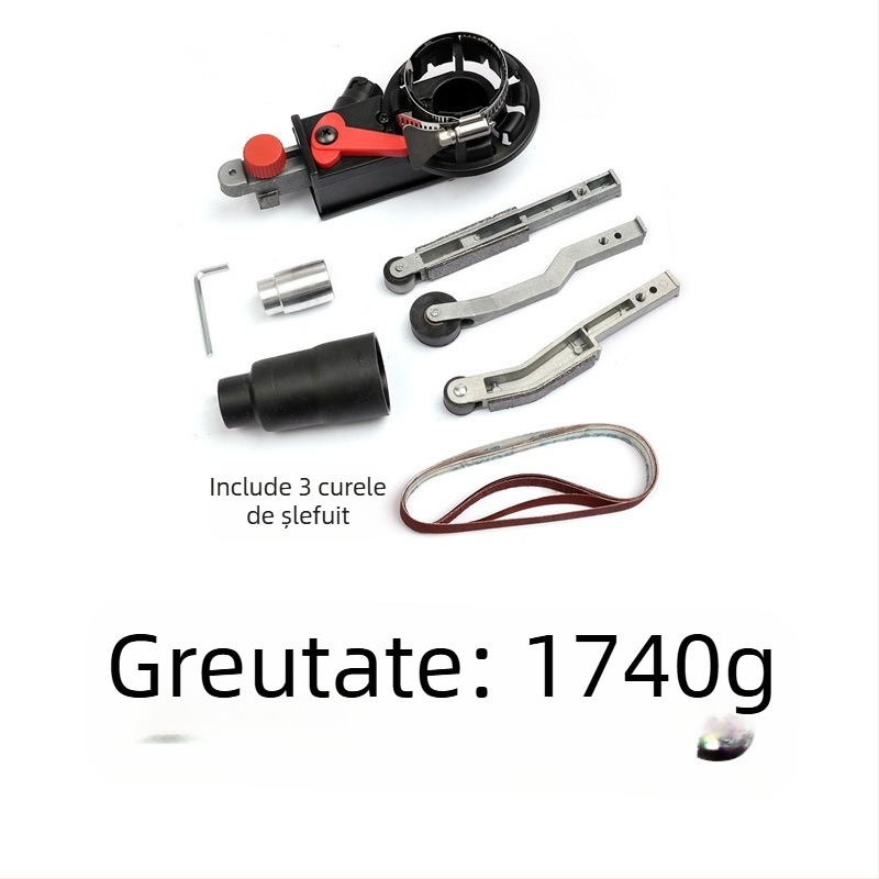 DZT Modelul 100 Mini șlefuitor unghiular electric cu suport de montaj și cap de șlefuire pentru lemn – Uz Casnic, 220V