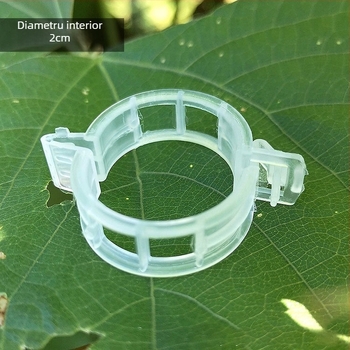 Cleme fixe pentru plante – clips plastic pentru viță de vie și plante cățărătoare, grădină și seră