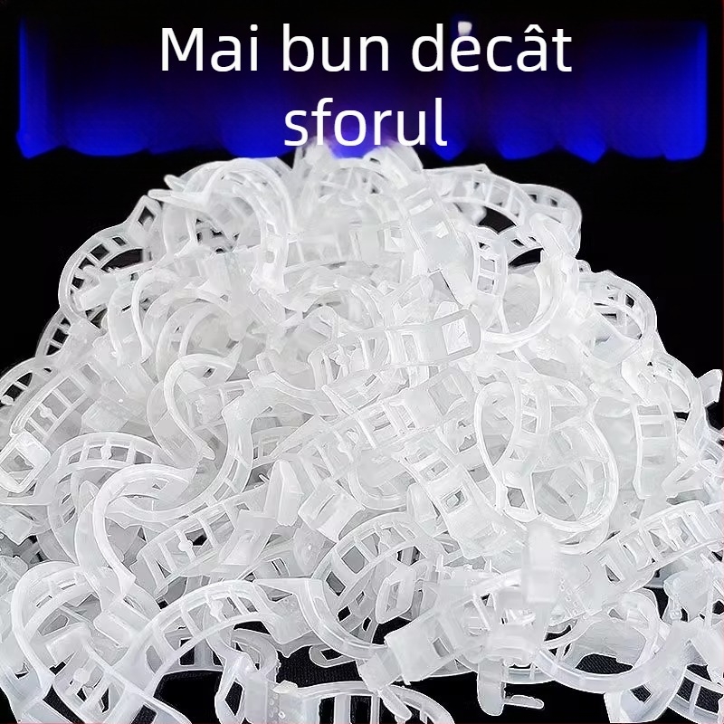 Cleme fixe pentru plante – clips plastic pentru viță de vie și plante cățărătoare, grădină și seră