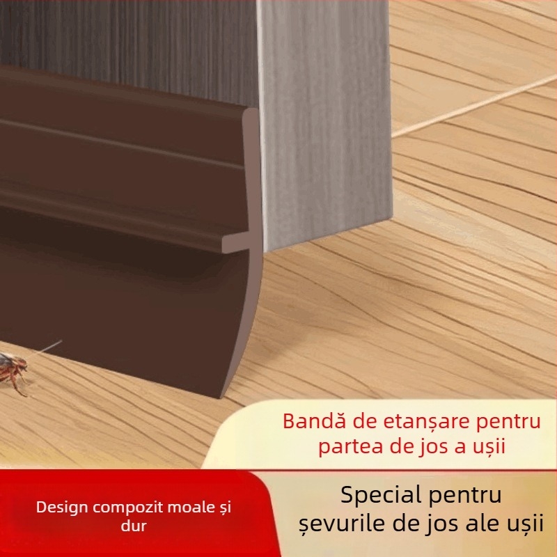 Bandă de etanșare pentru partea de jos a ușii — antifonare, rezistentă la vânt, anti insecte, anti-gândaci; Kaixin; Tip: Default items; Modele compatibile: Default items; Procesare: Nu