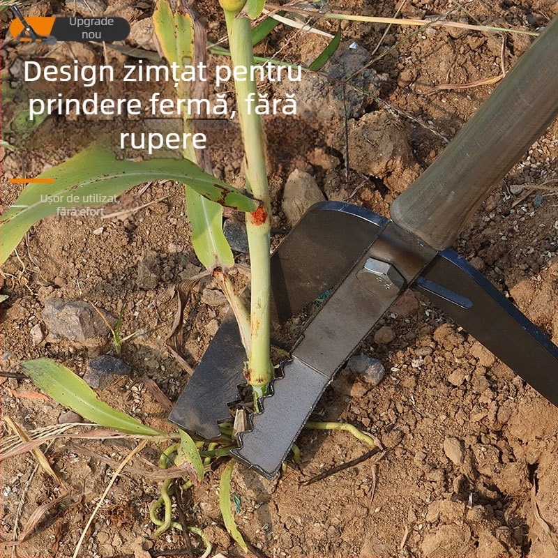 Unealtă de smuls tulpini pentru agricultură: eficientă pentru îndepărtarea tulpinilor din manioc (cassava), vinete, bumbac, tutun, rădăcini de porumb și ardei iute