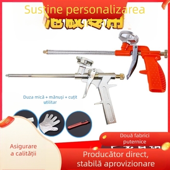 Pistol din metal integral pentru spumă poliuretanică, pentru etanșare; pistol de spumă / adeziv