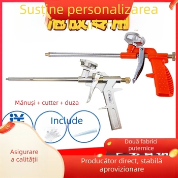 Pistol din metal integral pentru spumă poliuretanică, pentru etanșare; pistol de spumă / adeziv