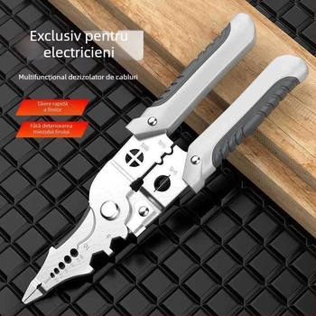 Clește 21 în 1 pentru dezizolarea cablurilor – pentru electricieni, unealtă industrială de dezizolare și crimpare