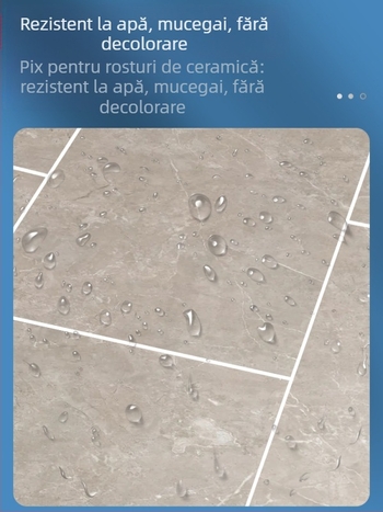 Stilou pentru rosturi de plăci ceramice – instrument de reparație a rosturilor și schimbare a culorii rosturilor (pentru plăci ceramice; reparație rosturi; etanșare)