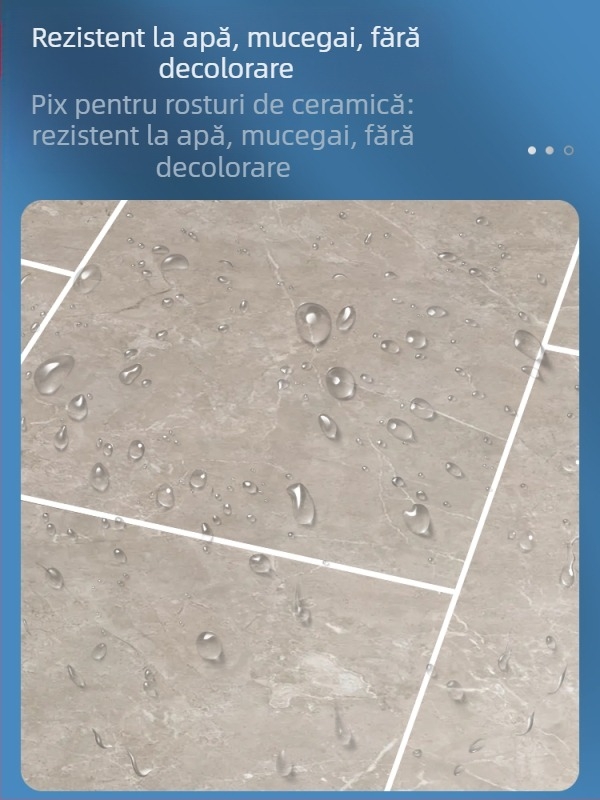 Stilou pentru rosturi de plăci ceramice – instrument de reparație a rosturilor și schimbare a culorii rosturilor (pentru plăci ceramice; reparație rosturi; etanșare)