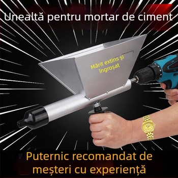 Pistol electric pentru rosturi cu ciment pentru uși și ferestre – dispozitiv de etanșare cu ciment, complet automat