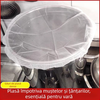Capac din plasă anti-țânțari pentru găleata de saramură – PVC, respirabil, lavabil, design modern minimalist