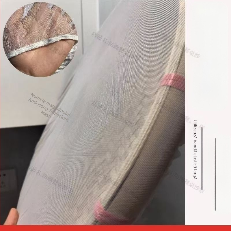 Capac din plasă anti-țânțari pentru găleata de saramură – PVC, respirabil, lavabil, design modern minimalist