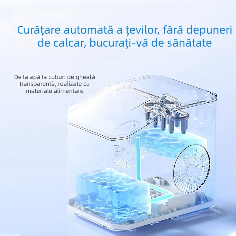 Mașină de gheață pentru uz casnic HZB-16M, 220V, 110W, 50Hz, capacitate 1.3L