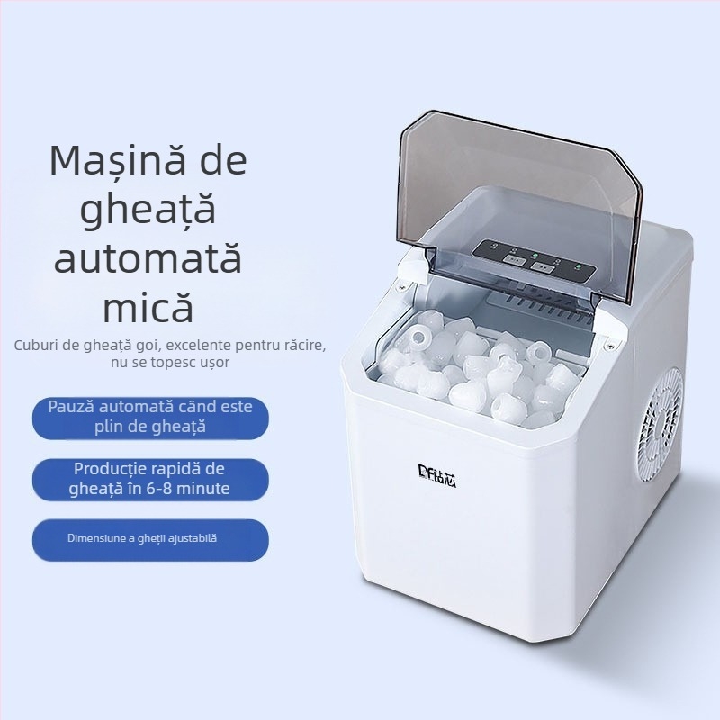 Mașină de gheață pentru uz casnic HZB-16M, 220V, 110W, 50Hz, capacitate 1.3L