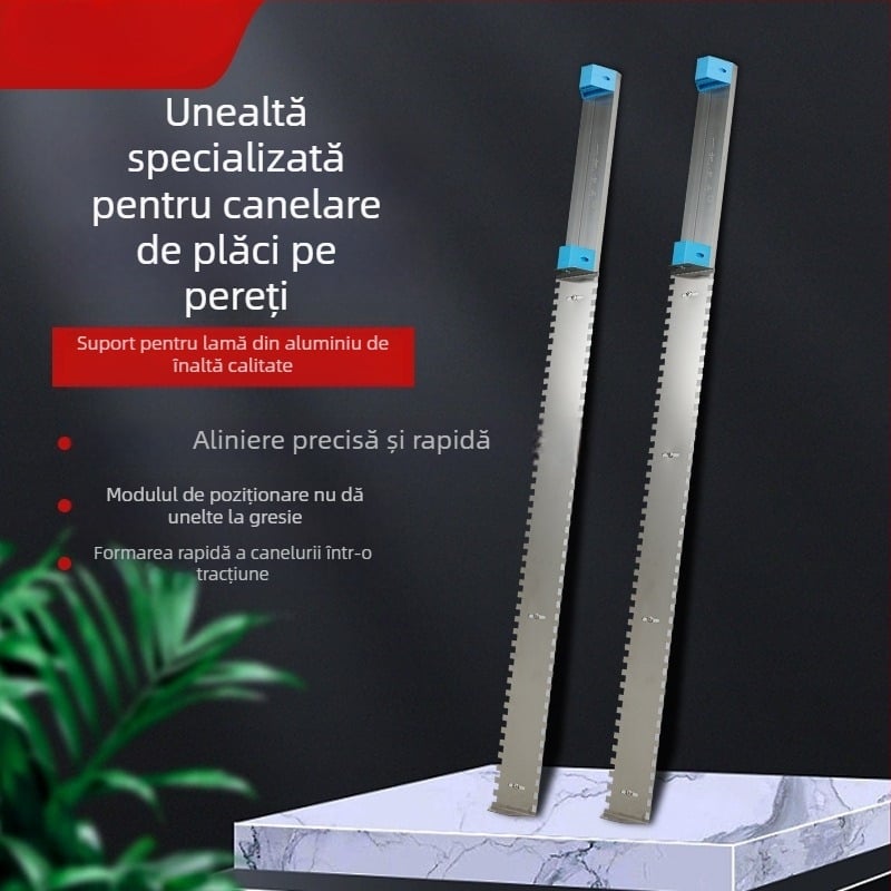 Unealtă pentru montarea plăcilor cu nivelă de perete și mistrie pentru zidărie – destinată construcțiilor; Brand There Is Spring; Origine: China continentală
