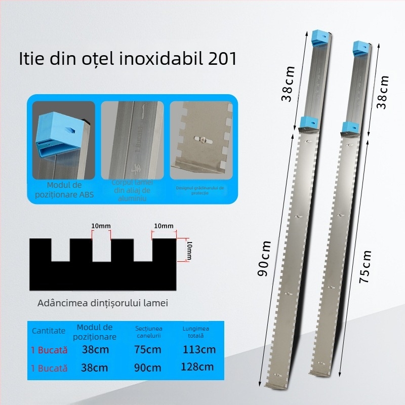 Unealtă pentru montarea plăcilor cu nivelă de perete și mistrie pentru zidărie – destinată construcțiilor; Brand There Is Spring; Origine: China continentală