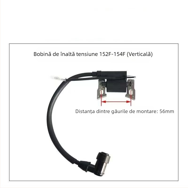 Bobina de aprindere pentru motoare 168F/170F/188F/190F — compatibilă cu generator pe benzină 2–8 kW, pompă de apă pentru cultivator, kit cu presiune înaltă