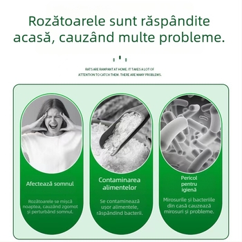 Bond trap Placă lipicioasă pentru șoareci – Formă solidă, Model 52528, Non-toxică, Capturarea șoarecilor