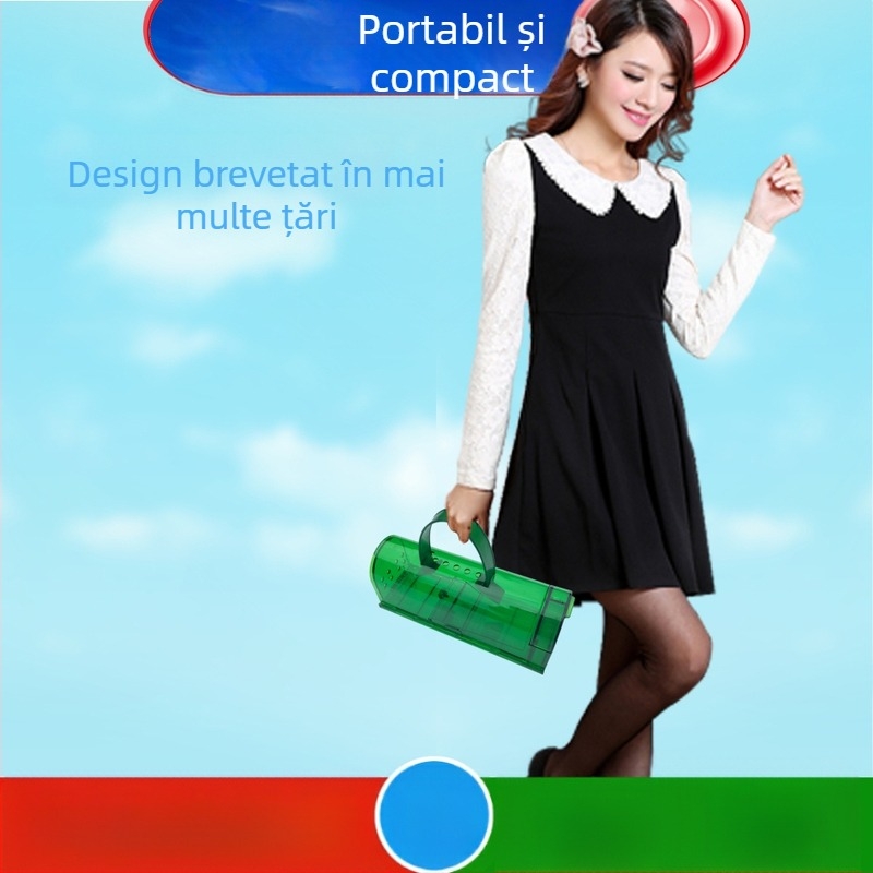 Cușcă pentru șoareci cu patent de design (Material: ABS plastic; Importat: Nu; Brand: Thousand Hearts; Etichetă privată: Disponibilă)