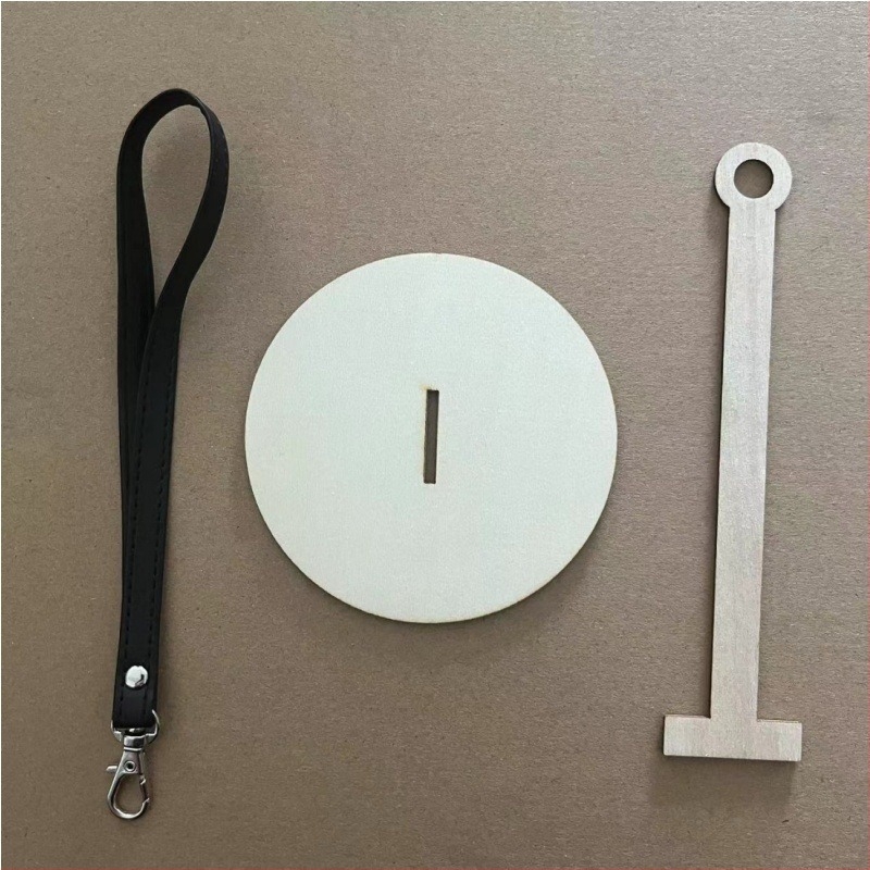 Suport portabil pentru fire la încheietură, cu brățară din piele și suport rotativ pentru bile de lână (Marcă: On the dragon; Material: acrilic lemn; Cadouri: nuntă, zi de naștere, festival, casă nouă; Fără imprimare a logo-ului)